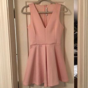 Lovers + Friends pink mini dress